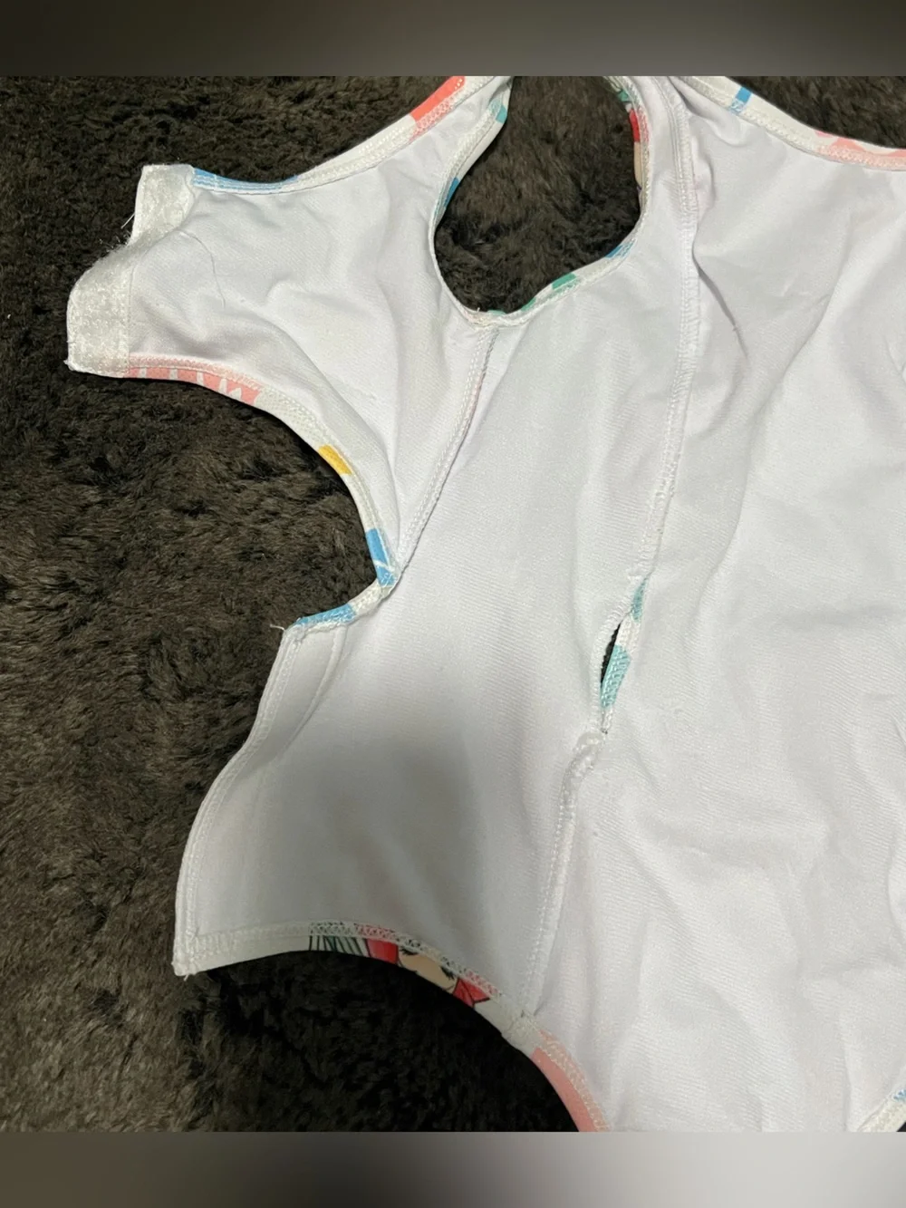 Girls Disney Ariel Mermaid One-Piece Swimsuit Size 4